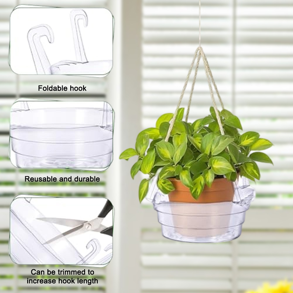 Drip Tray Saucer - 8in 10in Hanging Drip Tray Shatter