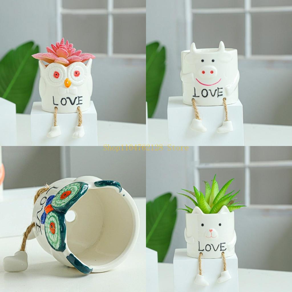 Bonsai Garden For Sale - Ceramic Hanging Feet for Doll Flower