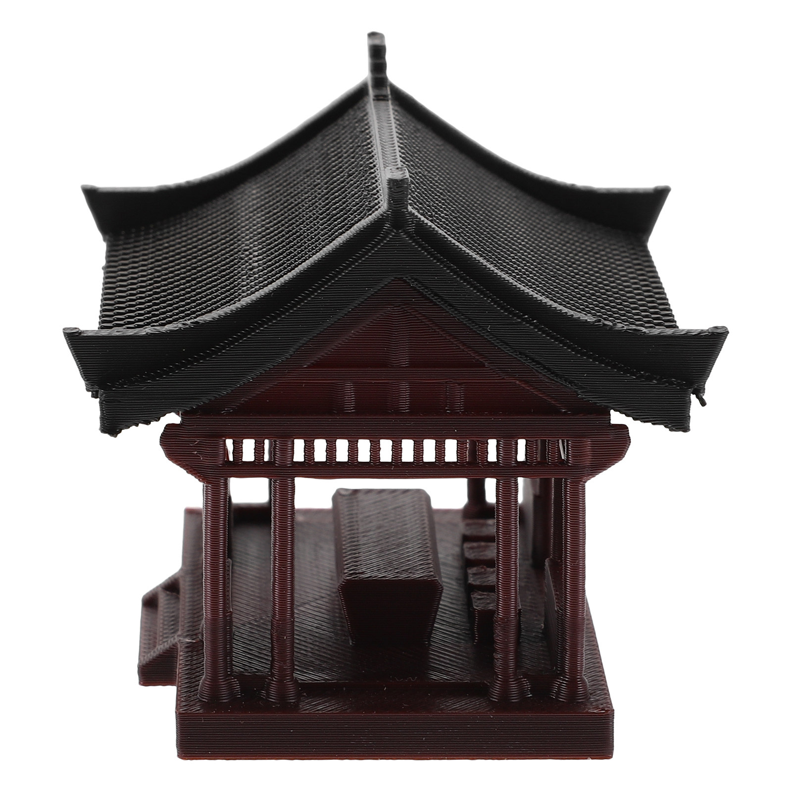 Bonsai Garden Set Up - Mini Chinese Pavilion Statue for Zen