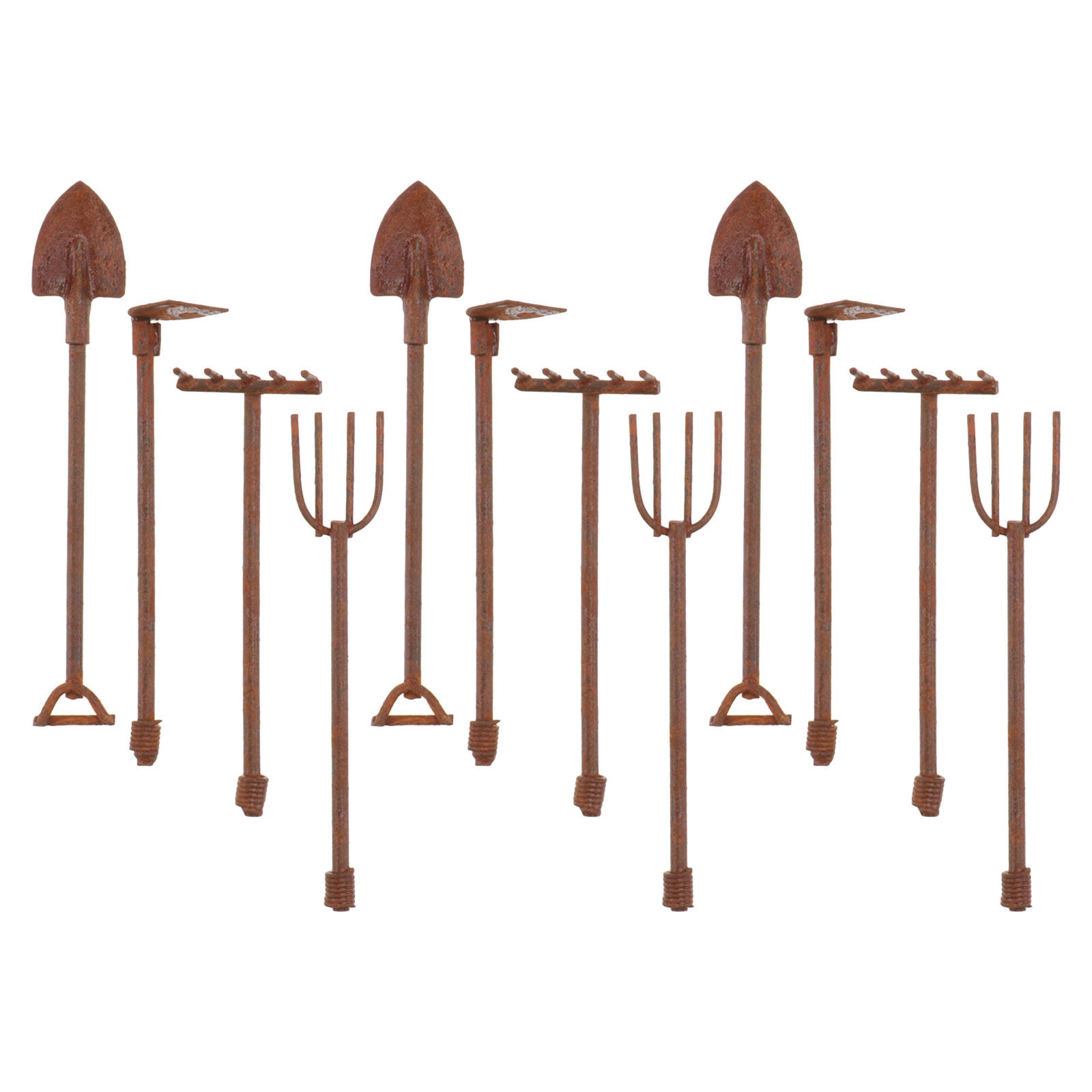 Bonsai Garden Set Up - 12Pcs Finish Miniature Garden Tools for