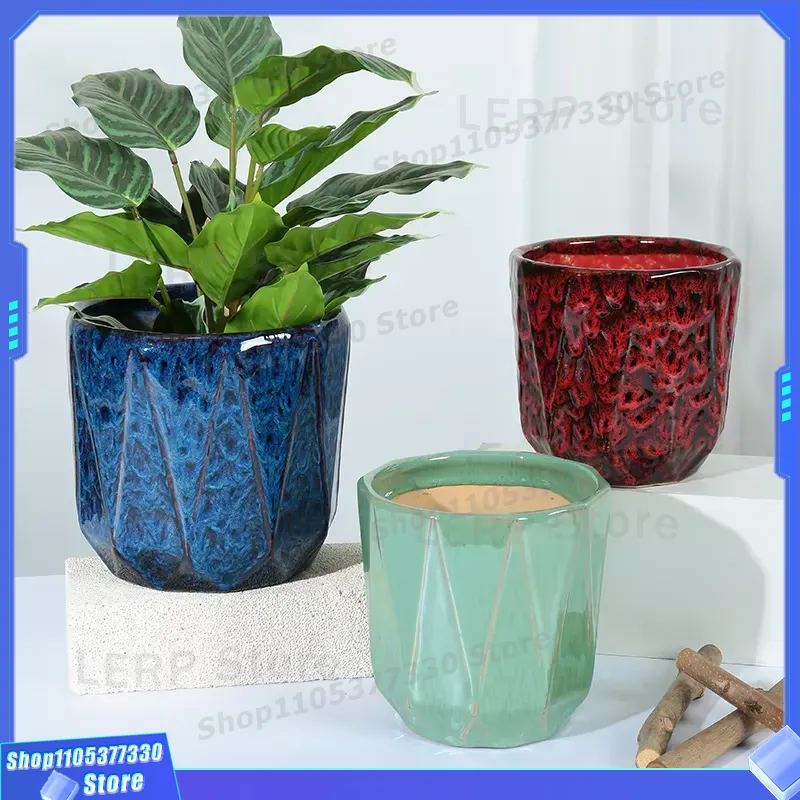 Glazed Ceramic Cylindrical Bon - огляд і ціна Bonsai Garden For Sale