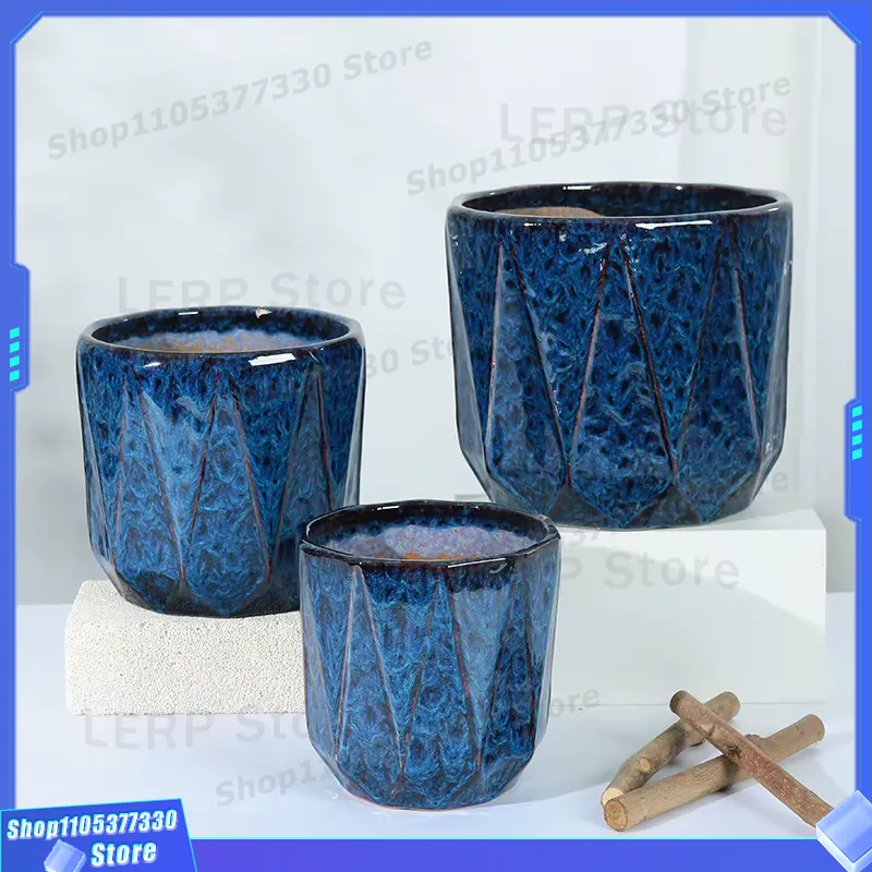 Glazed Ceramic Cylindrical Bon - огляд і ціна Bonsai Garden For Sale