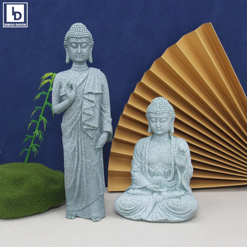 Stone Buddha Little Monks Stat - огляд і ціна Bonsai Garden Thailand