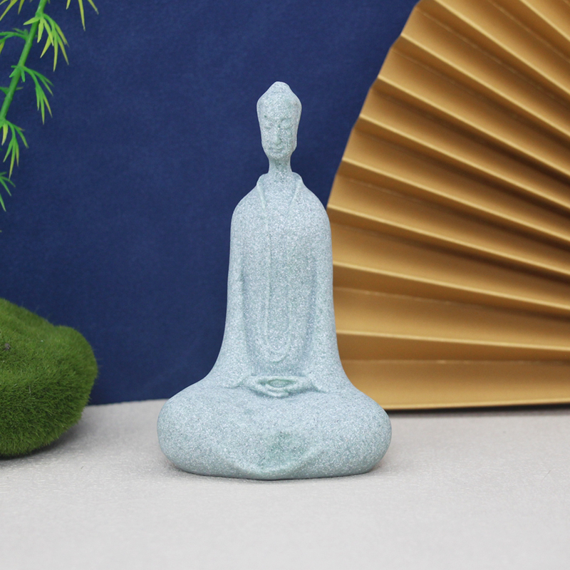 Stone Buddha Little Monks Stat - огляд і ціна Bonsai Garden Thailand