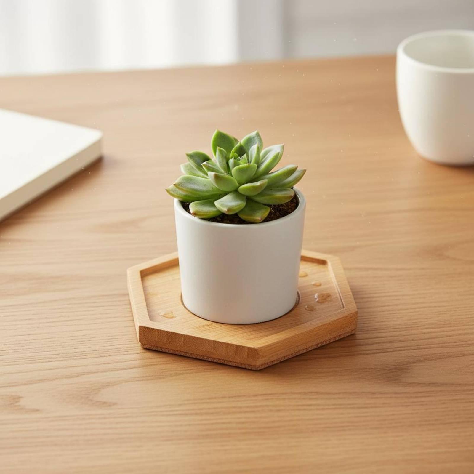 Bamboo Wood Industrial Tray Sm - огляд і ціна Drip Tray Saucer