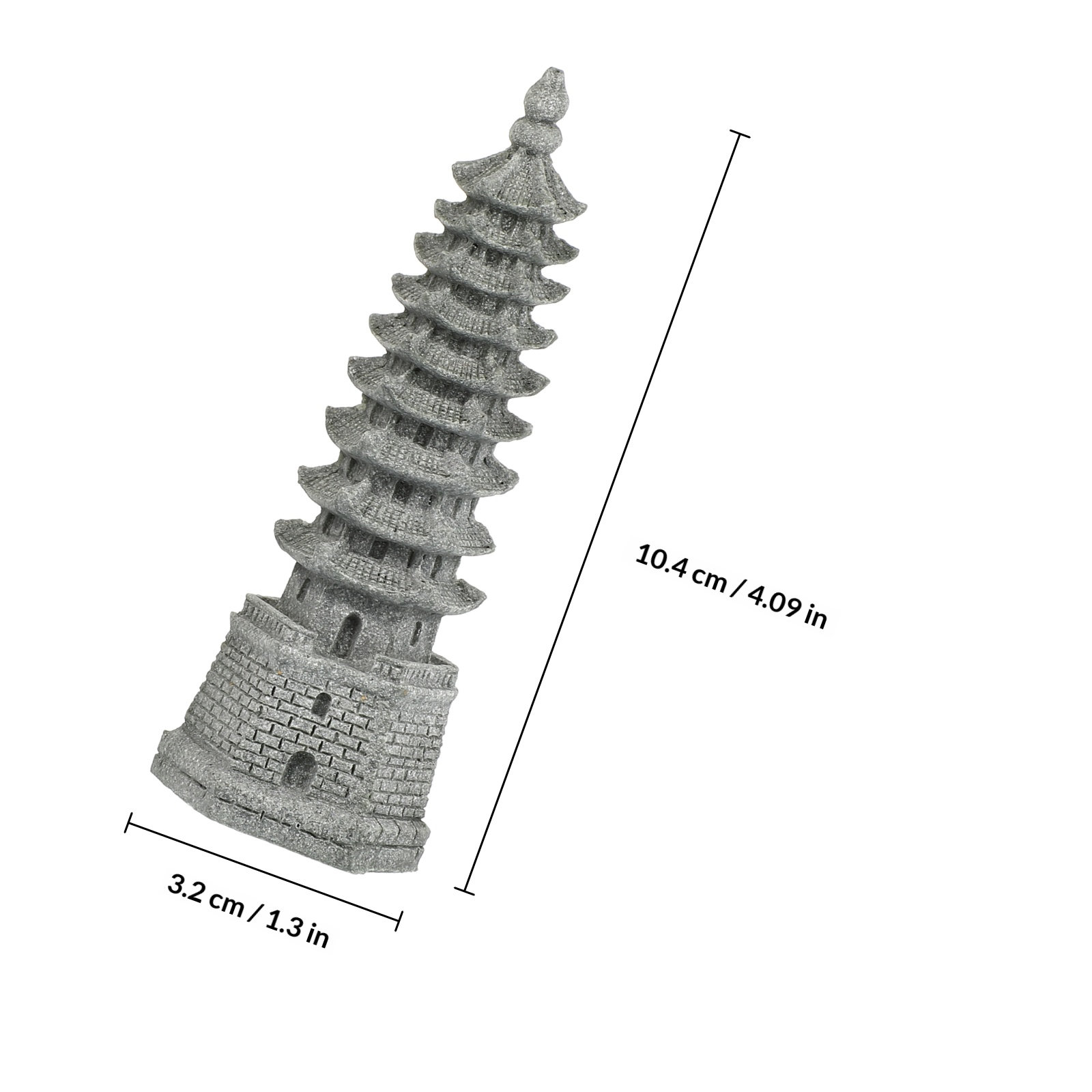 Garden Pagoda Statues for Pott - огляд і ціна Bonsai Garden Display