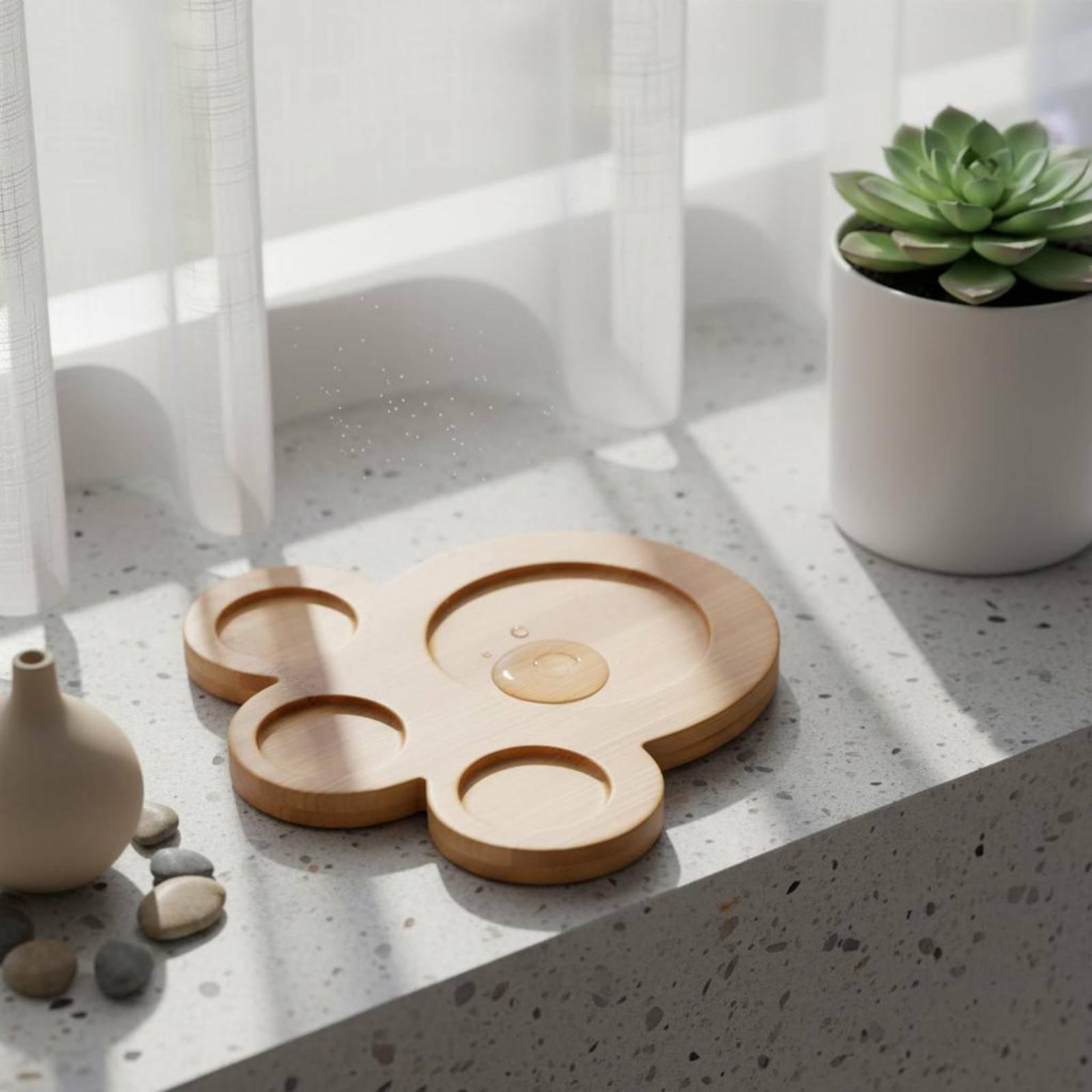 Bamboo Wood Industrial Tray Pl - огляд і ціна Drip Tray Saucer