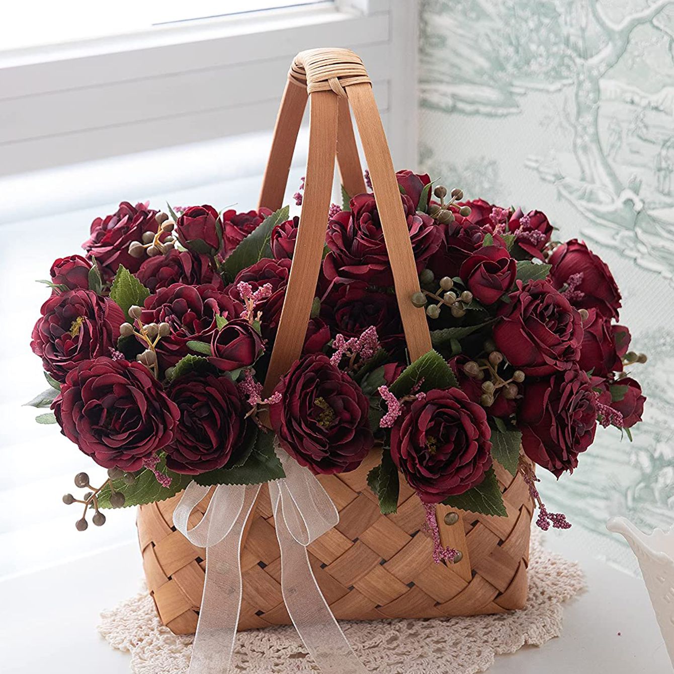 Artificial Flower Silk Peony H - огляд і ціна Bonsai Garden For Sale