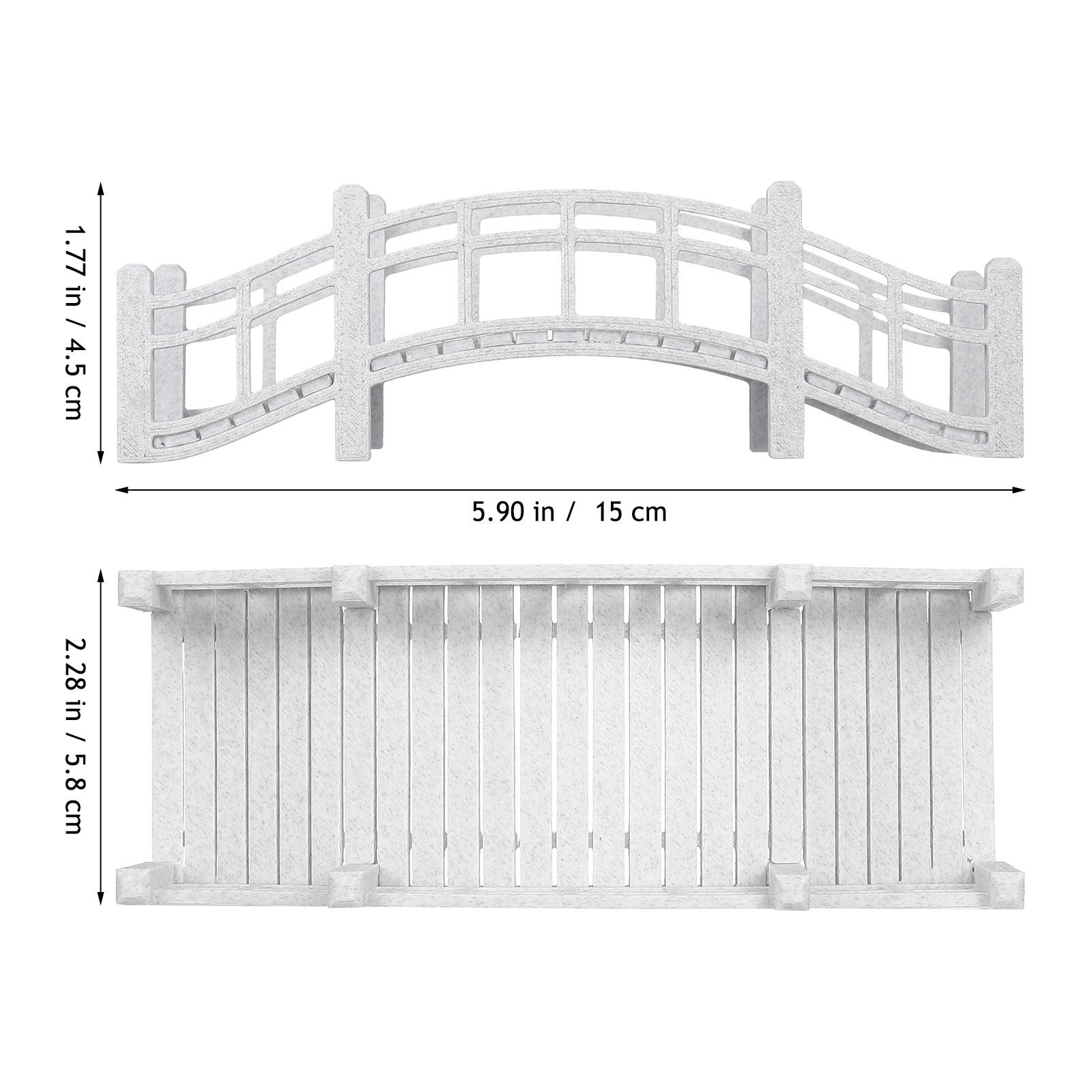 Elegant Miniature Bridge for T - огляд і ціна Bonsai Garden Set Up