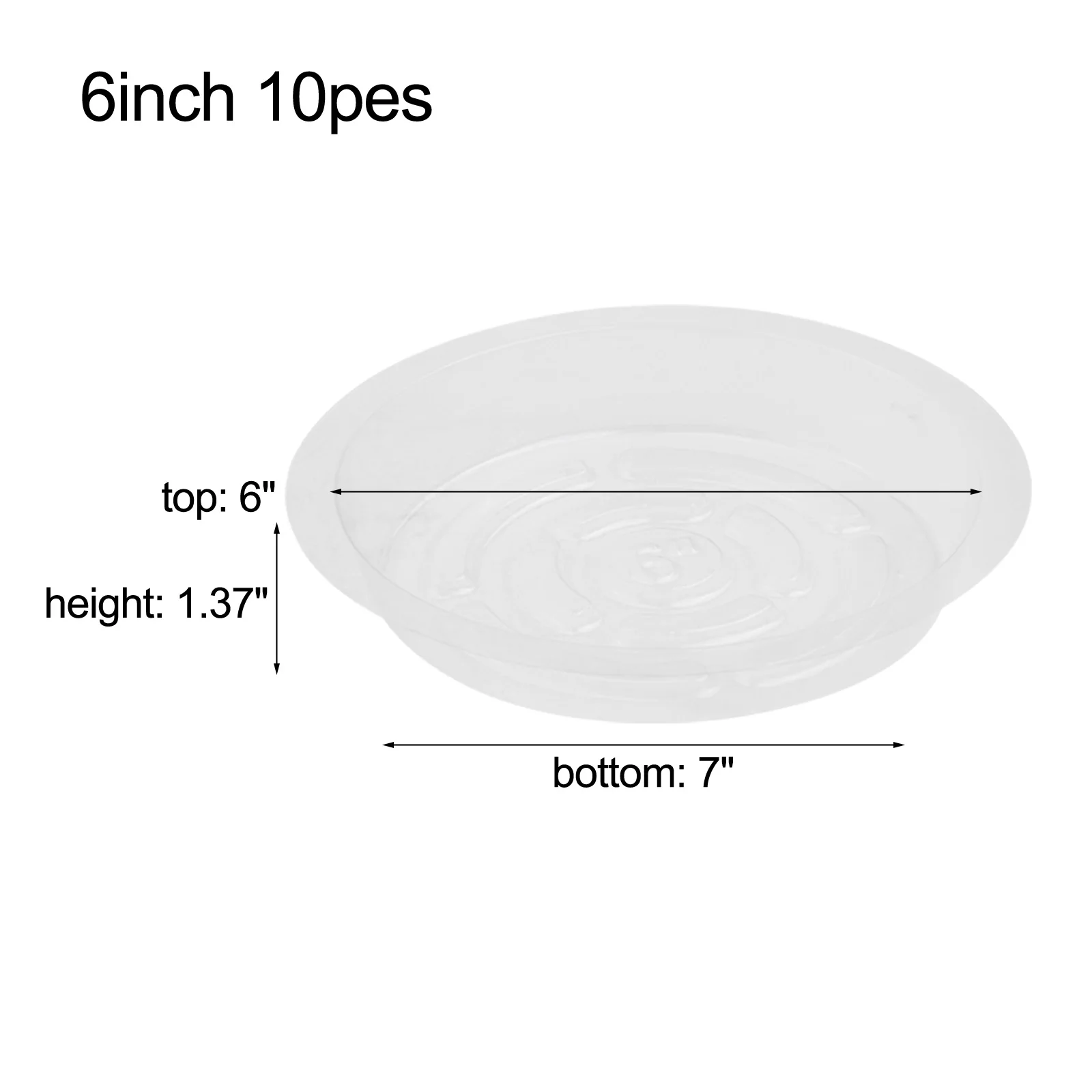 10pcs Garden Plant Saucer Drip - огляд і ціна Drip Tray Saucer