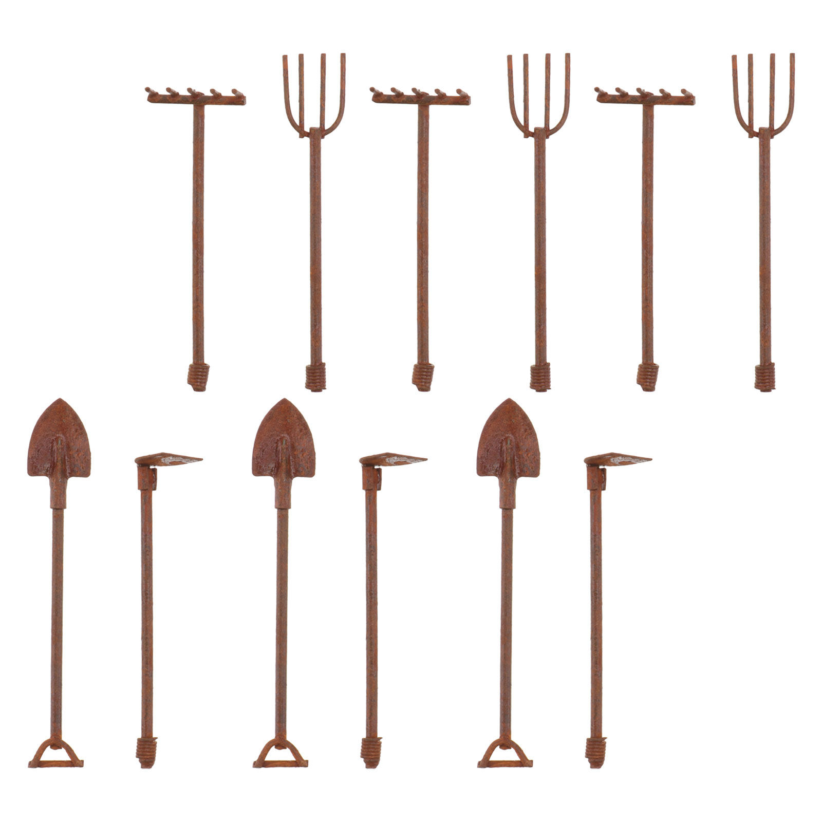 12Pcs -Style Iron Miniature Ga - огляд і ціна Bonsai Garden Set Up