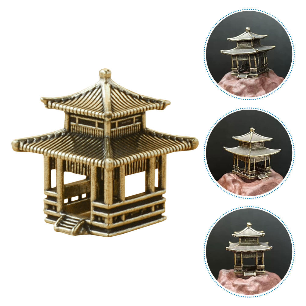 Brass Pavilion Ornament Vintag - огляд і ціна Bonsai Garden Set Up