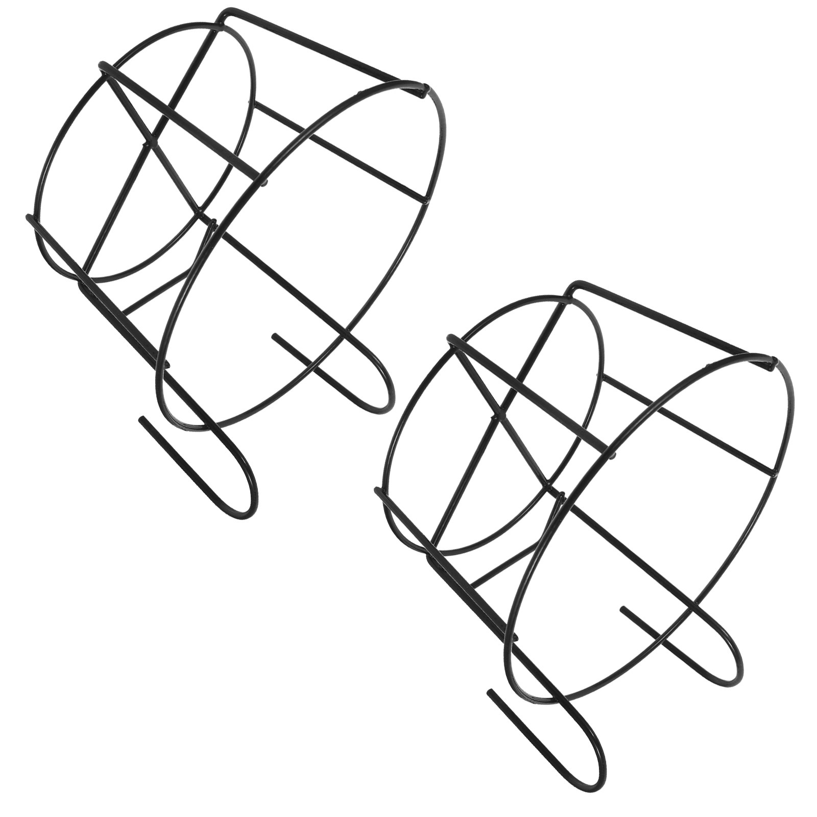 2Pcs Iron Flowerpot Hook Stand - огляд і ціна Bonsai Garden Display